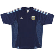 2002-04 Argentina adidas Camiseta de visitante *Impecable* XL