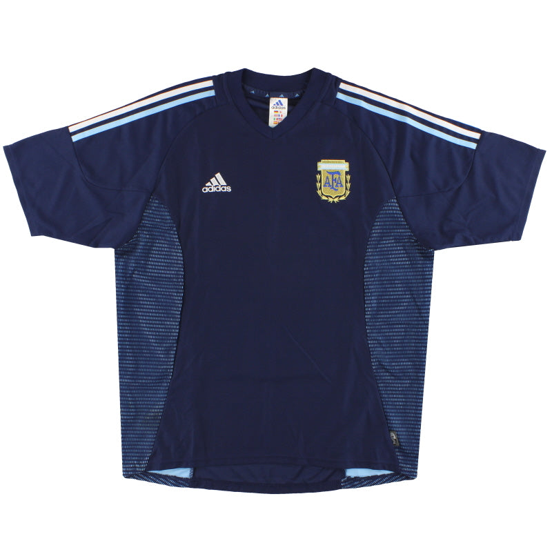 2002-04 Argentina adidas Camiseta de visitante *Impecable* XL