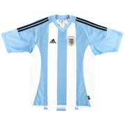 2002-04 Argentina adidas Camiseta Local Talla L