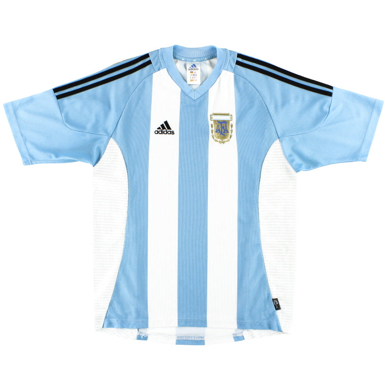 2002-04 Camiseta de la primera equipación de Argentina adidas XL