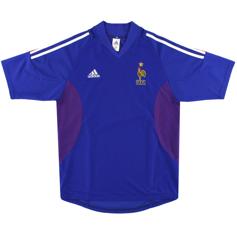 2002-04 Francia adidas Camiseta Local L