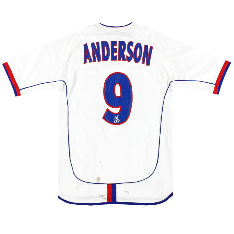 2002-04 Lyon Umbro Camiseta Local Anderson #9 Chicos L.