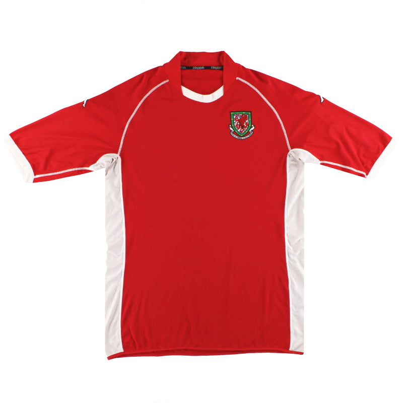 Camiseta Gales Kappa de local 'Firmada' 2002-04 Talla S