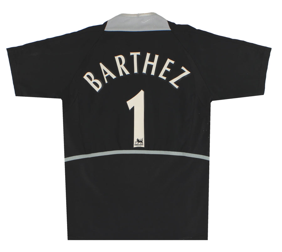 2002-04 Manchester United Nike Goalkeeper Shirt Barthez #1 M.Boys