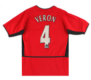 2002-04 Manchester United Nike Home Shirt Veron #4 XL.Boys