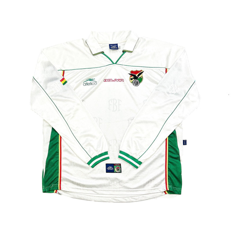 2002 Bolivia L/S Away Shirt (L) Atletica