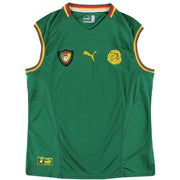 2002 Camerún Puma Camiseta sin mangas de local L