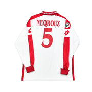 2002/03 Bari Neqrouz #5 Manga Larga *Issue de Partido* Camiseta Local (XL) Lotto