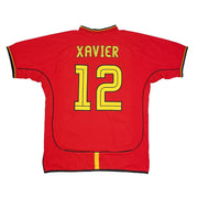 Camiseta de visitante del Galatasaray Xavier #12 (talla XL) Umbro de la temporada 2002/03
