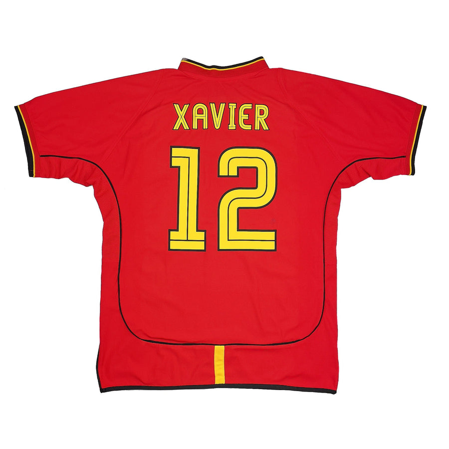 Camiseta de visitante del Galatasaray Xavier #12 (talla XL) Umbro de la temporada 2002/03