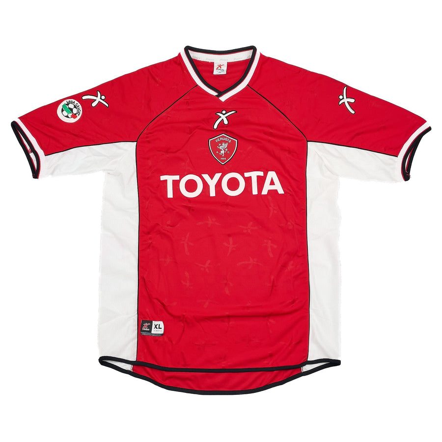 2002/03 Perugia Milanese #3 *Camiseta de partido* de local (XL) Galex