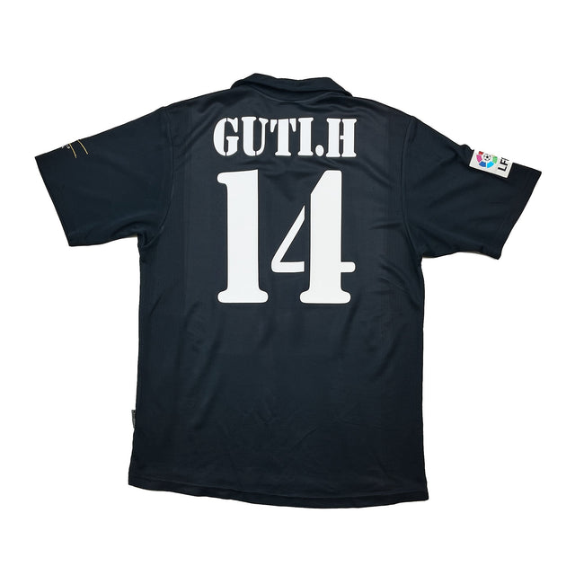 2002/03 REAL MADRID GUTI H #14 *CENTENARY* AWAY SHIRT (M) ADIDAS