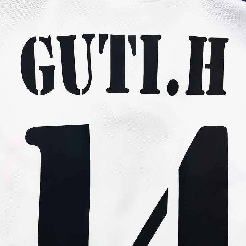 2002/03 Real Madrid Guti Haz #14 C/L Centenary Home Shirt (M) Adidas