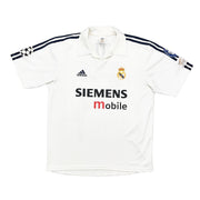 Camiseta Real Madrid Guti #14 C/L Centenario Local 2002/03 (M) Adidas