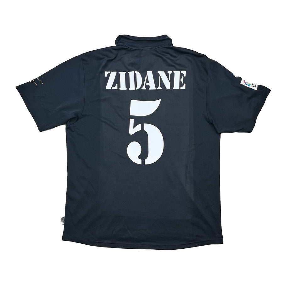 Camiseta de visitante del Real Madrid Zidane #5 *Centenario* 2002/03 (XL) Adidas