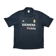 Camiseta de visitante del Real Madrid Zidane #5 *Centenario* 2002/03 (XL) Adidas