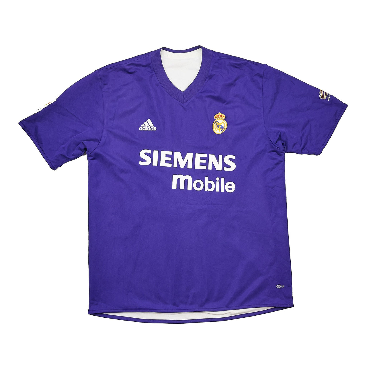 2002/03 REAL MADRID ZIDANE #5 *CENTENARY* THIRD SHIRT (L) ADIDAS