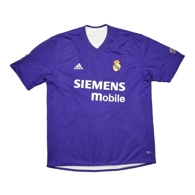 2002/03 REAL MADRID ZIDANE #5 *CENTENARY* THIRD SHIRT (L) ADIDAS