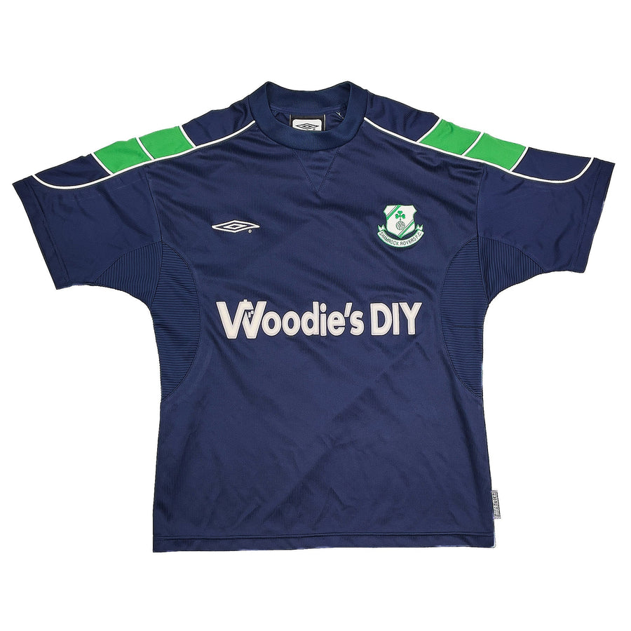 Camiseta Umbro del Shamrock Rovers 2002/03 para visitante (juvenil)