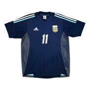 2002/04 Argentina Veron #11 Camiseta de Visitante (S) Adidas