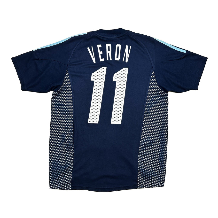 2002/04 Argentina Veron #11 Camiseta de Visitante (S) Adidas