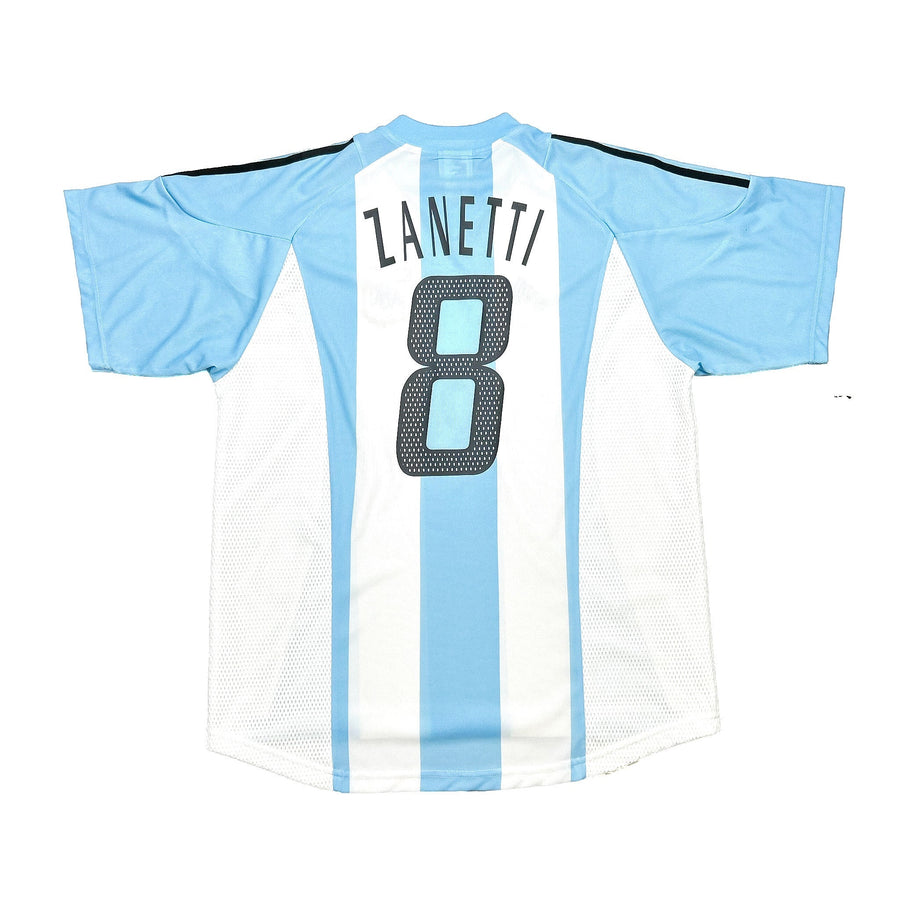 Camiseta Adidas de Argentina 2002/04 Zanetti #8 Local (L)