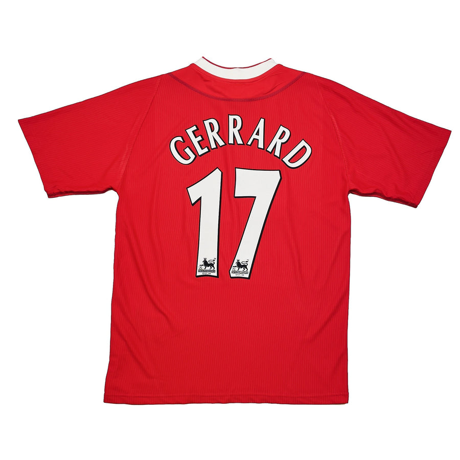2002/04 Liverpool Gerrard #17 Camiseta Local (M) Reebok