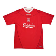 2002/04 Liverpool Gerrard #17 Camiseta Local (M) Reebok