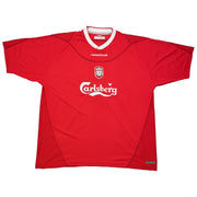 2002/04 Liverpool Gerrard #18 Camiseta Local (XXL) Reebok