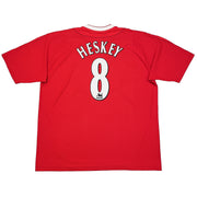 2002/04 Camiseta de local del Liverpool Heskey #8 (XXL) Reebok
