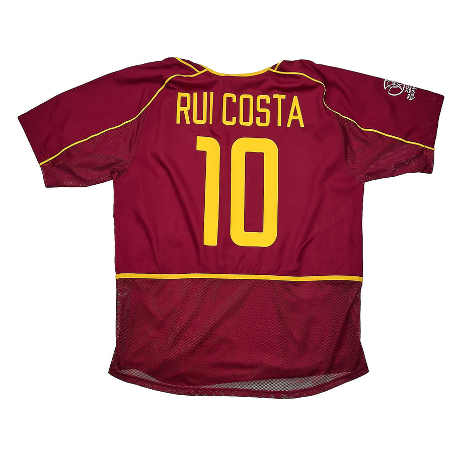 2002/04 Portugal Rui Costa #10 *Versión Jugador* Camiseta Local (L) Nike