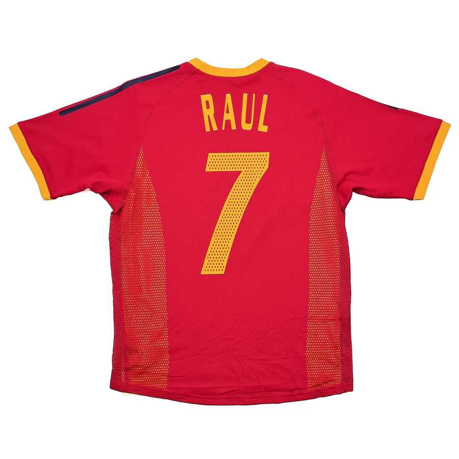 2002/04 España Raúl #7 *Player Issue* Camiseta local (S) Adidas