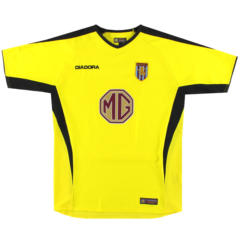 Camiseta Diadora visitante del Aston Villa 2003-04 *Impecable* XL