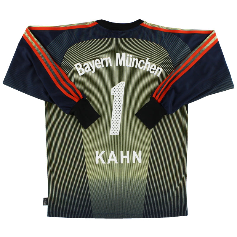 2003-04 Bayern Múnich camiseta de portero adidas Kahn #1 Talla S