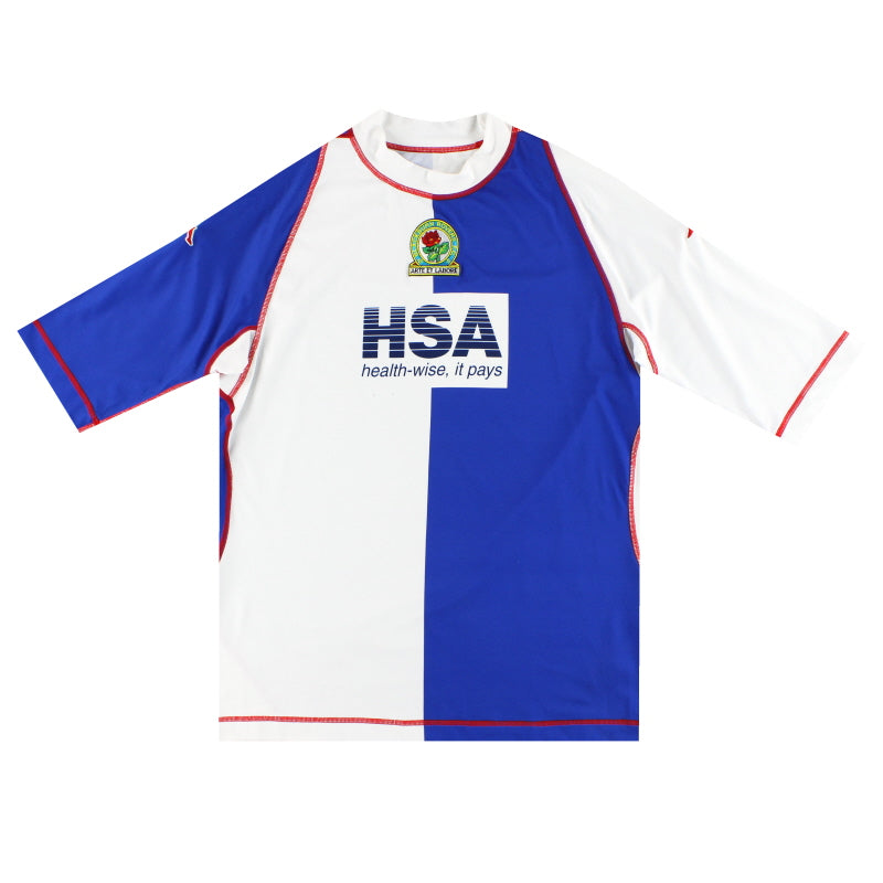 2003-04 Blackburn Rovers Kappa Camiseta de local europea L