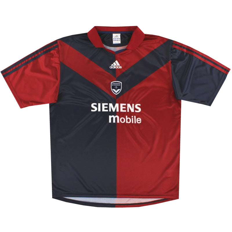 Camiseta del Girondins de Burdeos adidas tercera equipación 2003-04 *Excelente* L