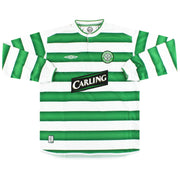 Camiseta de local Umbro del Celtic 2003-04 (manga larga) *Como nueva*
