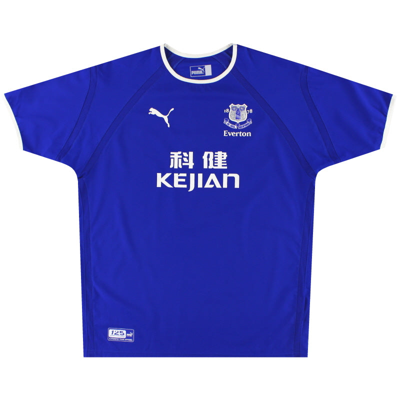 2003-04 Everton Puma Camiseta de casa M
