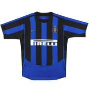 2003-04 Inter Nike Inter de Milán Camiseta de casa L