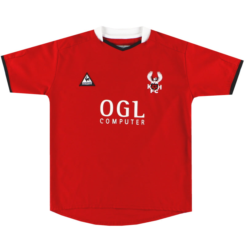 Camiseta Local Le Coq Sportif Kidderminster Harriers 2003-04 *Impecable* Talla L. Niños