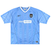 2003-04 Camiseta local Reebok del Manchester City Talla XL