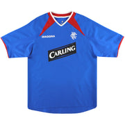 Camiseta Diadora del Rangers FC de local 2003-04 Talla XL