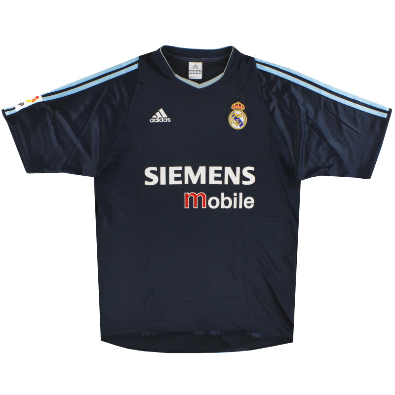 Camiseta de visitante del Real Madrid adidas 2003-04 M L