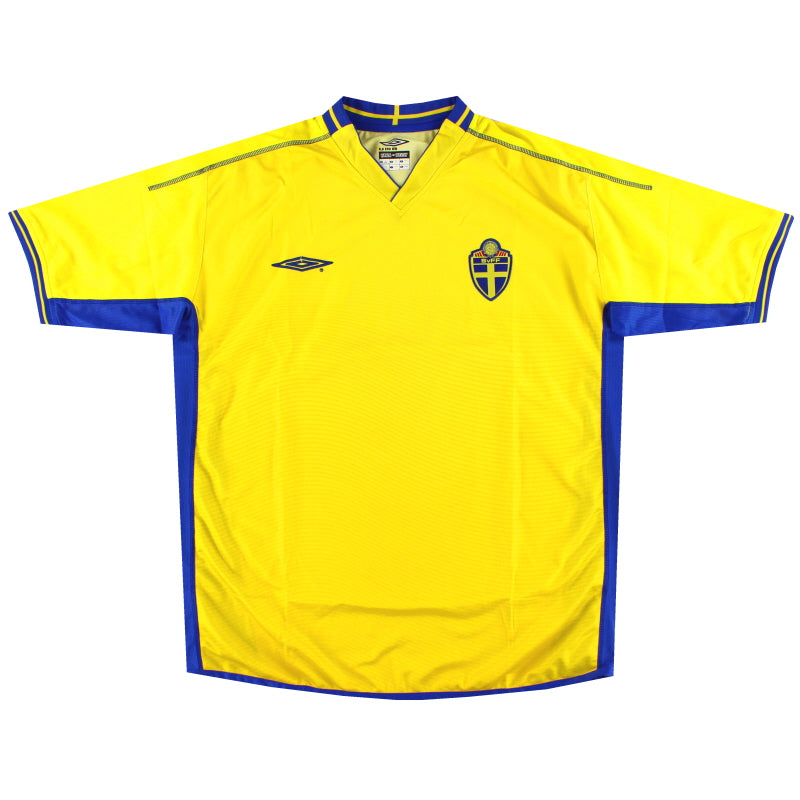 2003-04 Suecia Umbro Camiseta Local *Impecable* XL