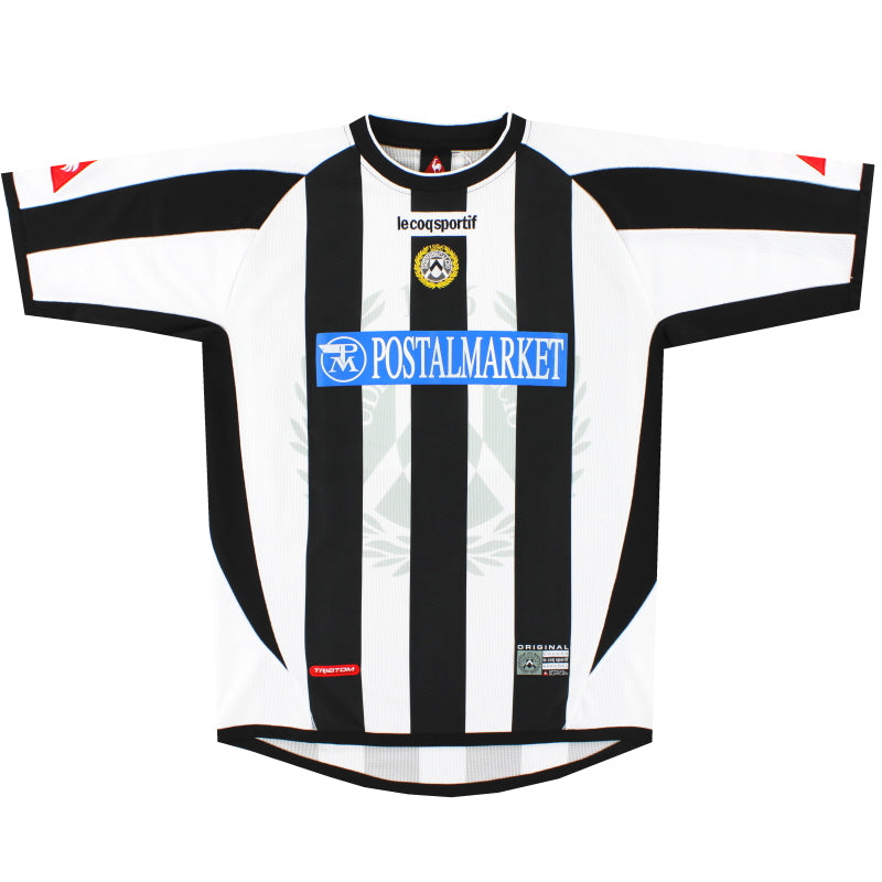 2003-04 Udinese Le Coq Sportif Camiseta Local *Impecable* XL