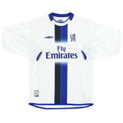 Camiseta de visitante de manga larga Umbro del Chelsea 2003-05