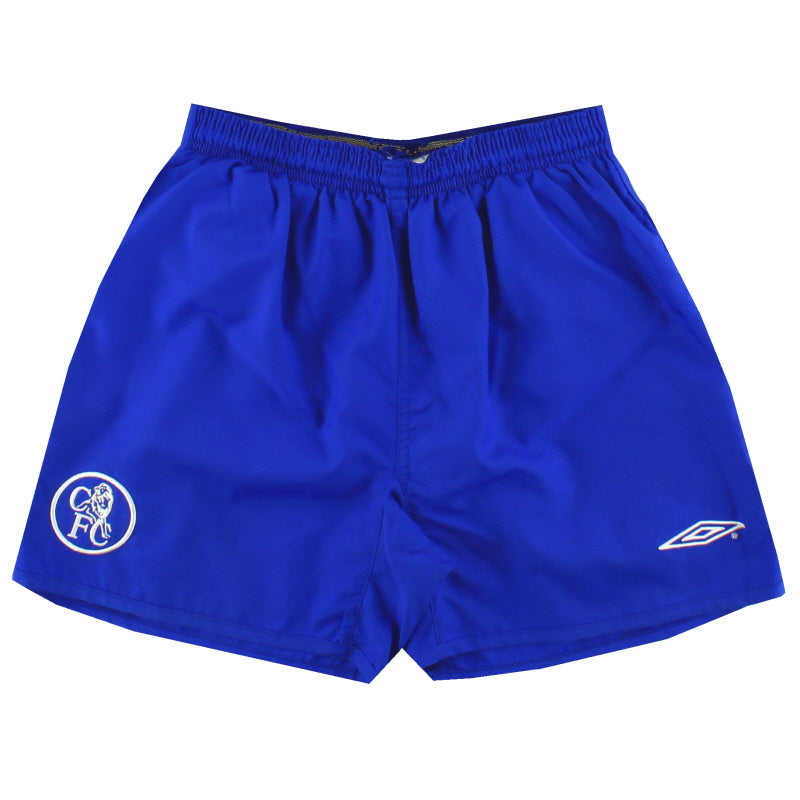 2003-05 Chelsea Umbro Home Shorts L.Boys