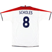 2003-05 Inglaterra Camiseta Umbro Local Scholes #18 XL