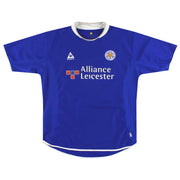 2003-05 Camiseta de local Le Coq Sportif del Leicester City *Impecable* XL