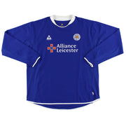 2003-05 Leicester Le Coq Sportif Camiseta de local manga larga XL